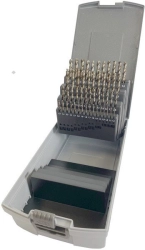 Sada vrtáků do kovu 1,0-6,0mm / 0,1mm cobaltové HSS-Co DIN338 51ks