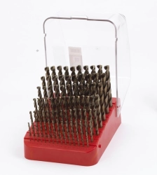 Sada vrtáků do kovu 1,0-10,0mm / 0,1mm cobaltové HSS-Co DIN338 91ks