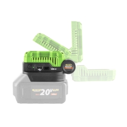 Aku šroubovák Procraft PA18Pro s LED reflektorem LL20bb | SPA18Pro/LL20