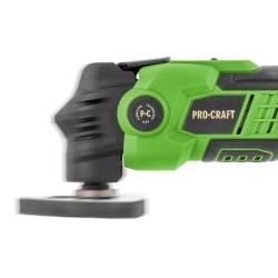Aku multifunkční oscilační bruska PMT22bb Procraft (bez baterie a nabíječky) | PMT22bb