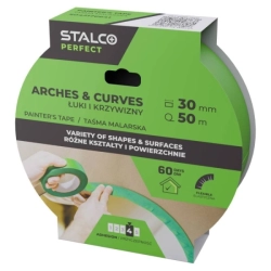 Páska malířská pro oblouky a křivky, 30 mm x 50 m, STALCO PERFECT