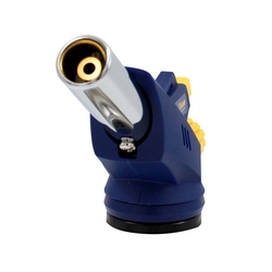 Plynový hořák  ∅ 20 mm s piezo zapalováním, 1300*С, 80 g/h (1.1 kWh), 360*volná rotace, Bajonetové p | 01-07-0107