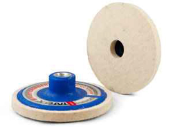 Filcový kotouč do úhl. brusky UPL 115x10 mm