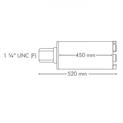 182x450 mm WCU750X - Diamantová vrtací korunka PROFI 