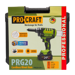 Aku nýtovací pistole Procraft PRG20 | PRG20