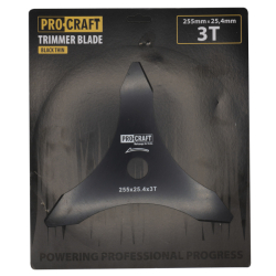 Nůž křovinořezu (D255*25.4) 3T vroubkovaný PROCRAFT | H-3T/Z
