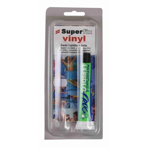 Lepidlo, Superfix vinyl sada, 25ml + fólie