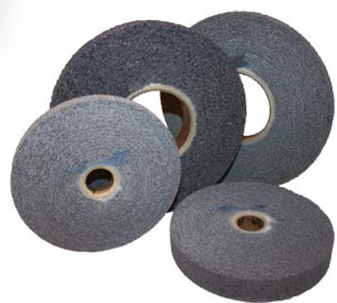150x25x25 mm, 9S Finem - Stáčené kolo z brusného rouna G-WENDT