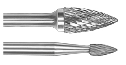 12,7x25x6 mm, HDC Tvar G - Tvrdokovová rotační fréza G-WENDT