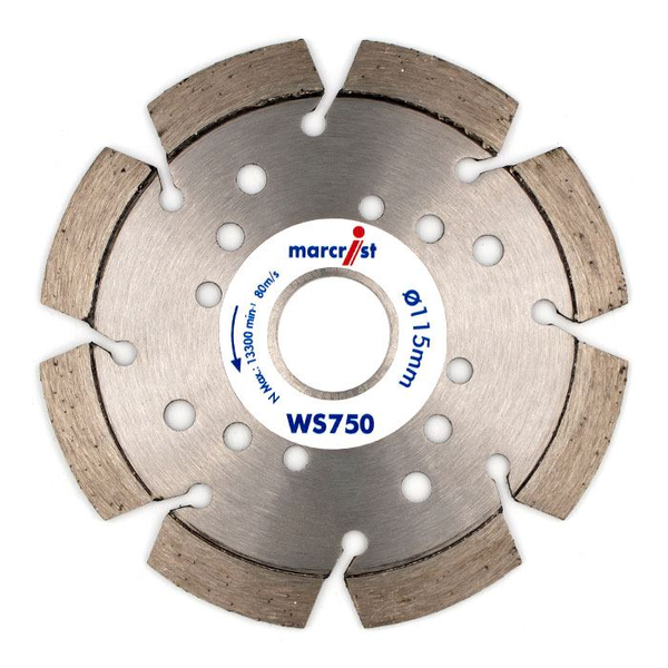 115x22 mm WS750 - Diamantový řezací kotouč PROFI 