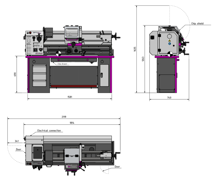 Soustruh OPTIturn TM 3310V