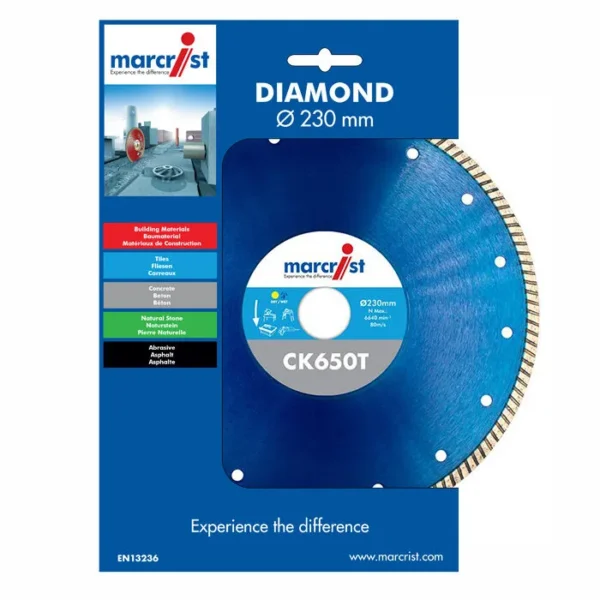 125x22 mm CK650T - Diamantový řezací kotouč na obklady PROFI 