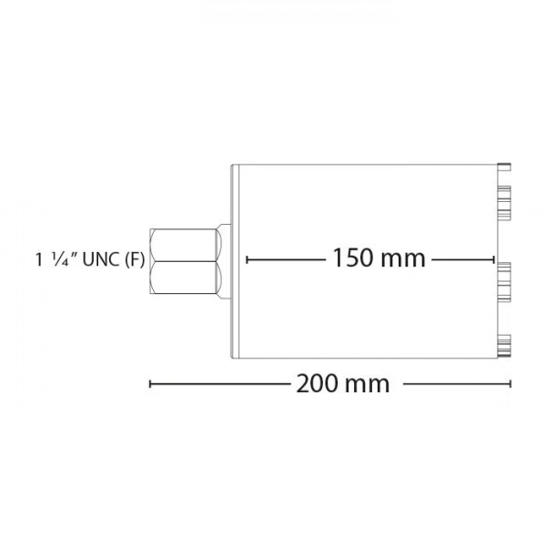 138x150 mm DKB850 TURBO - Diamantová vrtací korunka PREMIUM PROFI 