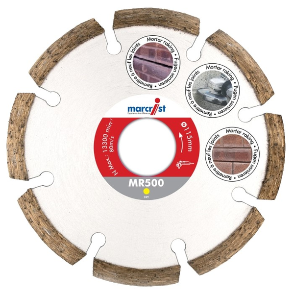 115x6x22 mm MR500 - Diamantový řezací kotouč PROFI 