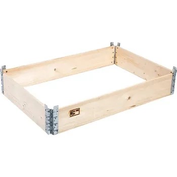 Paletová ohrádka nová jednoprkenné bočnice - 800x600x200 mm IPPC/HT 