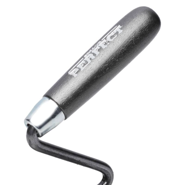 Lžíce zednická lichoběžníková, 140 mm nerez, kalená, dřevěná rukojěť, STALCO PERFECT