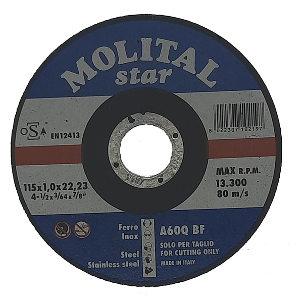 115x1,0x22,2 A60Q-BF - MOLITAL STAR LINE