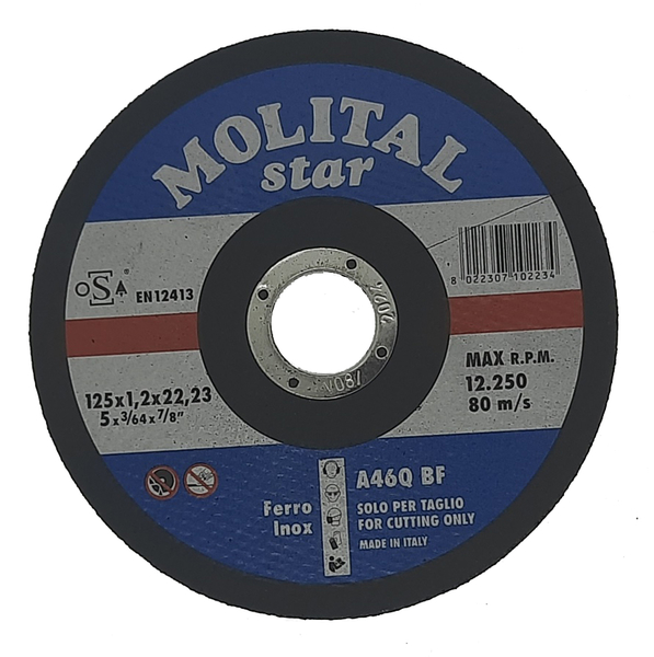 125x1,2x22,2 A46Q-BF - MOLITAL STAR LINE