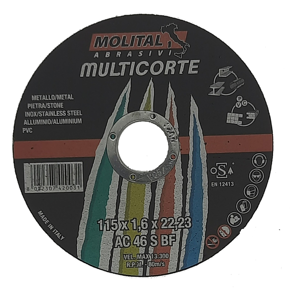115x1,6x22,2 AC46S-BF - MOLITAL MULTICORE LINE